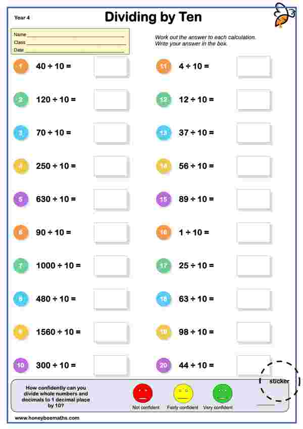 Dividing by Ten
